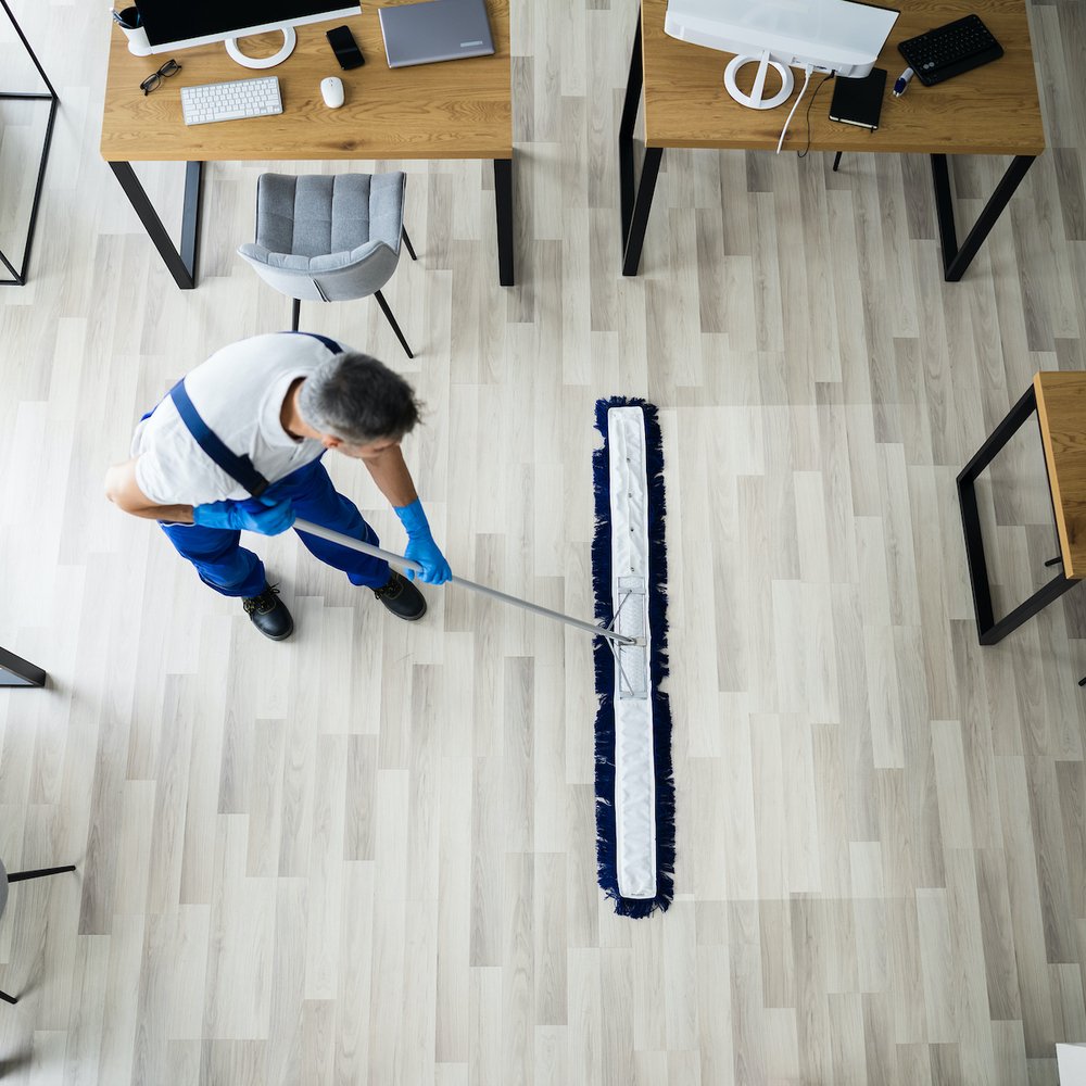 ASI janitorial team at work